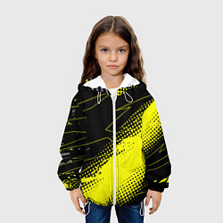 Куртка с капюшоном детская Bona Fide Одежда для фитнеcа, цвет: 3D-белый — фото 2