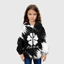 Куртка с капюшоном детская ЧЁРНЫЙ КЛЕВЕР, цвет: 3D-черный — фото 2