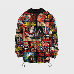 Куртка с капюшоном детская ЧЕРНОЕ ЗЕРКАЛО, цвет: 3D-черный