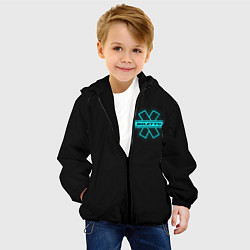 Куртка с капюшоном детская NILETTO, цвет: 3D-черный — фото 2