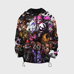 Куртка с капюшоном детская Five Nights At Freddy's, цвет: 3D-черный