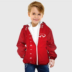 Куртка с капюшоном детская Infinity, цвет: 3D-белый — фото 2