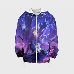 Куртка с капюшоном детская Ori and the Will of the Wisps, цвет: 3D-белый