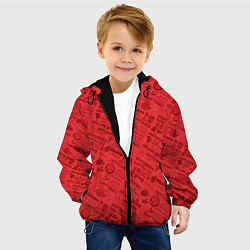 Куртка с капюшоном детская Deftones, цвет: 3D-черный — фото 2