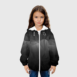 Куртка с капюшоном детская GRAY GEOMETRY, цвет: 3D-белый — фото 2