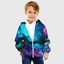 Куртка с капюшоном детская Fantasy, цвет: 3D-белый — фото 2