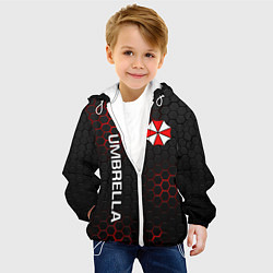Куртка с капюшоном детская UMBRELLA CORP, цвет: 3D-белый — фото 2