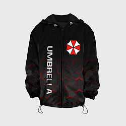 Куртка с капюшоном детская UMBRELLA CORP, цвет: 3D-черный