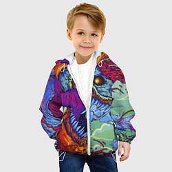Куртка с капюшоном детская HYPERBEAST, цвет: 3D-белый — фото 2