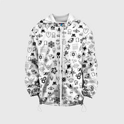 Куртка с капюшоном детская RAINBOW SIX SIEGE, цвет: 3D-белый
