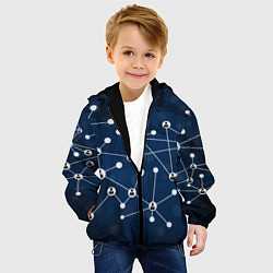 Куртка с капюшоном детская COVID-19 WORLD, цвет: 3D-черный — фото 2