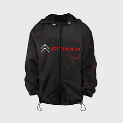 Куртка с капюшоном детская CITROЁN, цвет: 3D-черный