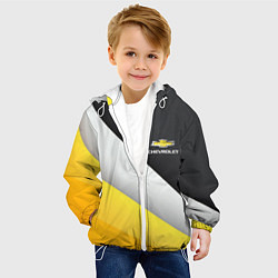 Куртка с капюшоном детская CHEVROLET, цвет: 3D-белый — фото 2