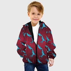 Куртка с капюшоном детская ДУХ ВОДЫ, цвет: 3D-черный — фото 2