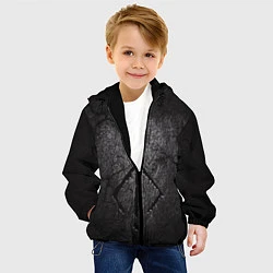 Куртка с капюшоном детская BLOODBORNE HUNTER, цвет: 3D-черный — фото 2