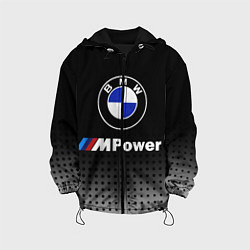 Куртка с капюшоном детская BMW, цвет: 3D-черный