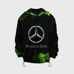 Куртка с капюшоном детская Mercedes, цвет: 3D-черный
