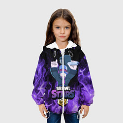 Куртка с капюшоном детская Brawl Stars DJ Frank, цвет: 3D-белый — фото 2