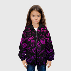 Куртка с капюшоном детская TRAVIS SCOTT X FORTNITE, цвет: 3D-черный — фото 2
