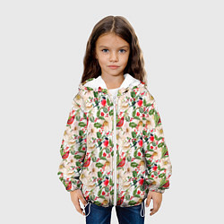 Куртка с капюшоном детская Краски лета, цвет: 3D-белый — фото 2