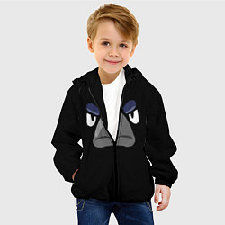 Куртка с капюшоном детская Brawl Stars, цвет: 3D-черный — фото 2