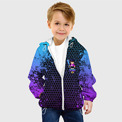 Куртка с капюшоном детская Brawl Stars BIBI, цвет: 3D-белый — фото 2