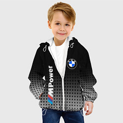Куртка с капюшоном детская BMW, цвет: 3D-белый — фото 2