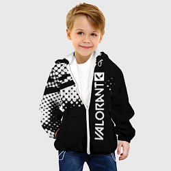 Куртка с капюшоном детская Valorant, цвет: 3D-белый — фото 2