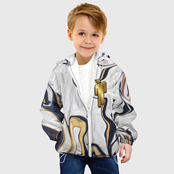 Куртка с капюшоном детская Billie Eilish Gold, цвет: 3D-белый — фото 2