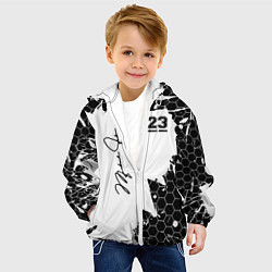 Куртка с капюшоном детская Michael Jordan 23, цвет: 3D-белый — фото 2