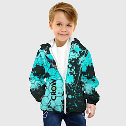 Куртка с капюшоном детская Brawl Stars, цвет: 3D-белый — фото 2
