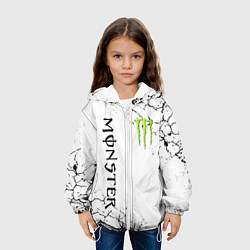 Куртка с капюшоном детская MONSTER ENERGY, цвет: 3D-белый — фото 2