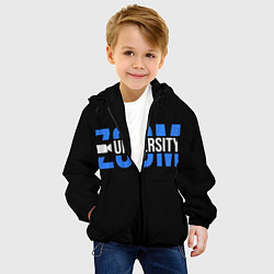 Куртка с капюшоном детская ZOOM, цвет: 3D-черный — фото 2