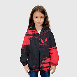 Куртка с капюшоном детская VALORANT, цвет: 3D-черный — фото 2