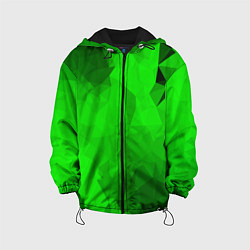 Куртка с капюшоном детская GREEN, цвет: 3D-черный