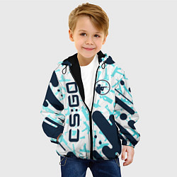 Куртка с капюшоном детская CS GO КС ГО, цвет: 3D-черный — фото 2
