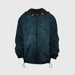 Куртка с капюшоном детская Текстура поверхность пятна, цвет: 3D-черный