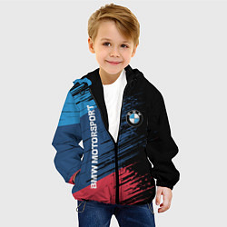 Куртка с капюшоном детская BMW MOTORSPORT, цвет: 3D-черный — фото 2