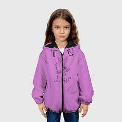 Куртка с капюшоном детская Lil peep, цвет: 3D-черный — фото 2