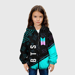 Куртка с капюшоном детская BTS БТС, цвет: 3D-черный — фото 2