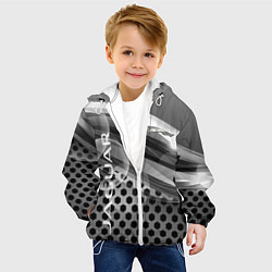 Куртка с капюшоном детская JAGUAR, цвет: 3D-белый — фото 2