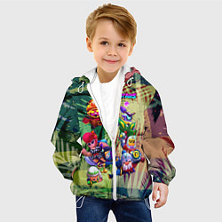 Куртка с капюшоном детская Brawl STARS, цвет: 3D-белый — фото 2