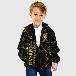 Куртка с капюшоном детская LIVERPOOL, цвет: 3D-черный — фото 2