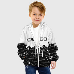 Куртка с капюшоном детская COUNTER STRIKE, цвет: 3D-белый — фото 2