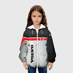 Куртка с капюшоном детская VOLVO, цвет: 3D-белый — фото 2