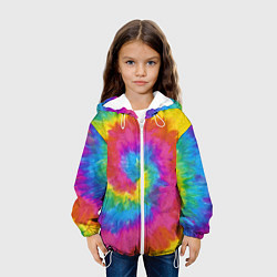 Куртка с капюшоном детская ХИППИ, цвет: 3D-белый — фото 2