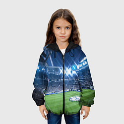 Куртка с капюшоном детская FC NAPOLI, цвет: 3D-черный — фото 2