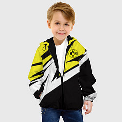 Куртка с капюшоном детская Borussia Dortmund, цвет: 3D-черный — фото 2