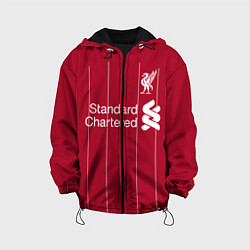 Куртка с капюшоном детская Liverpool FC, цвет: 3D-черный