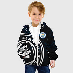 Куртка с капюшоном детская Manchester City, цвет: 3D-белый — фото 2